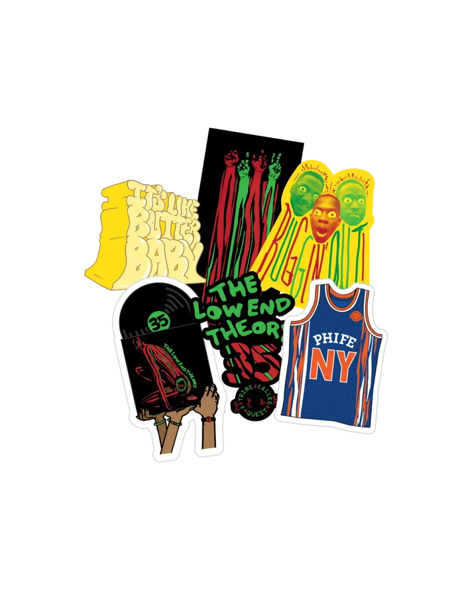 Tribe Called Quest Low End Theory 35 sticker pack 6 stuks