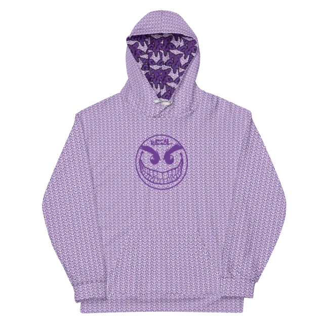 Razel Face Motif hoodie unisex met fleecevoering