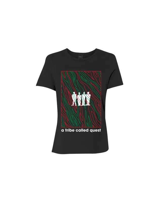 Tribe Called Quest ATCQ Line Art T-shirt zwart dames katoen