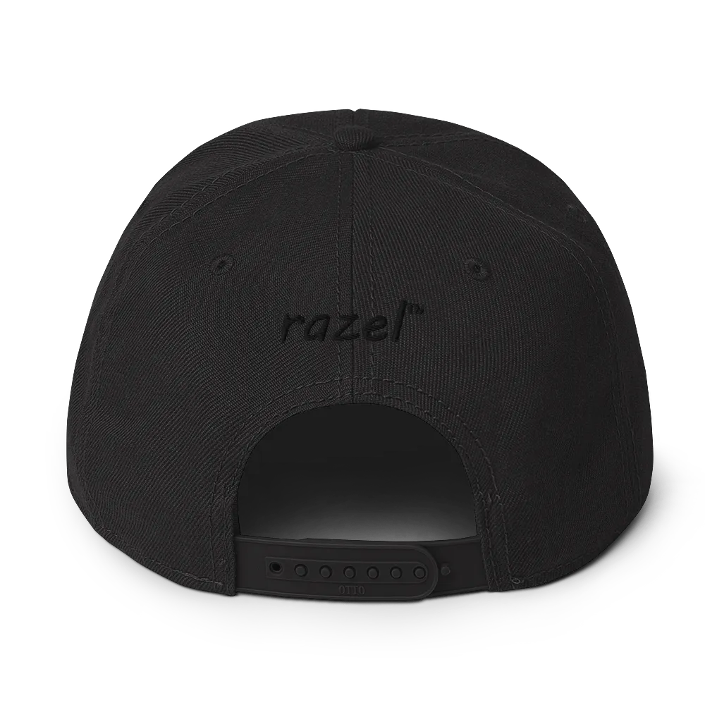 Razel zDaddy Snapback pet zwart wolmix