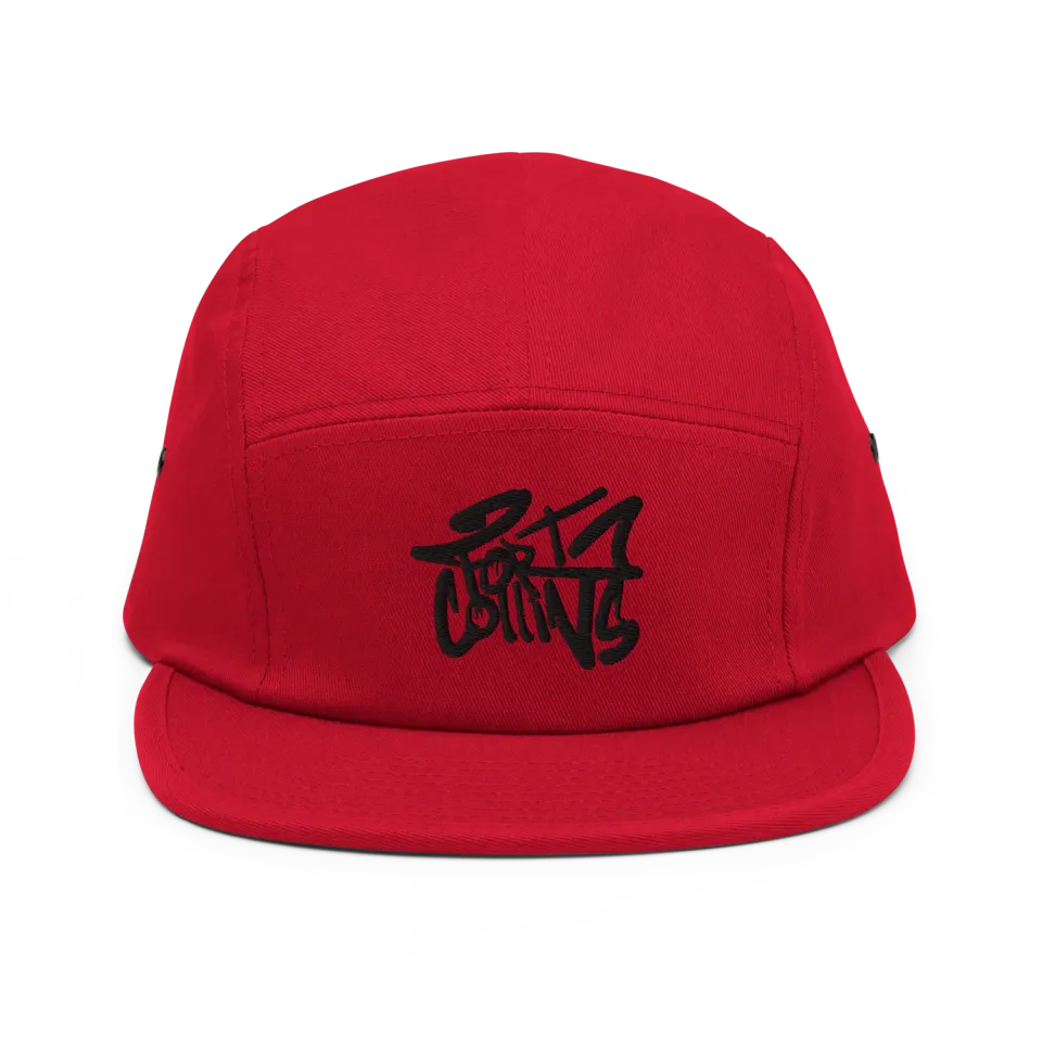 Razel Fort Collins Pet zwart katoen 5-panel
