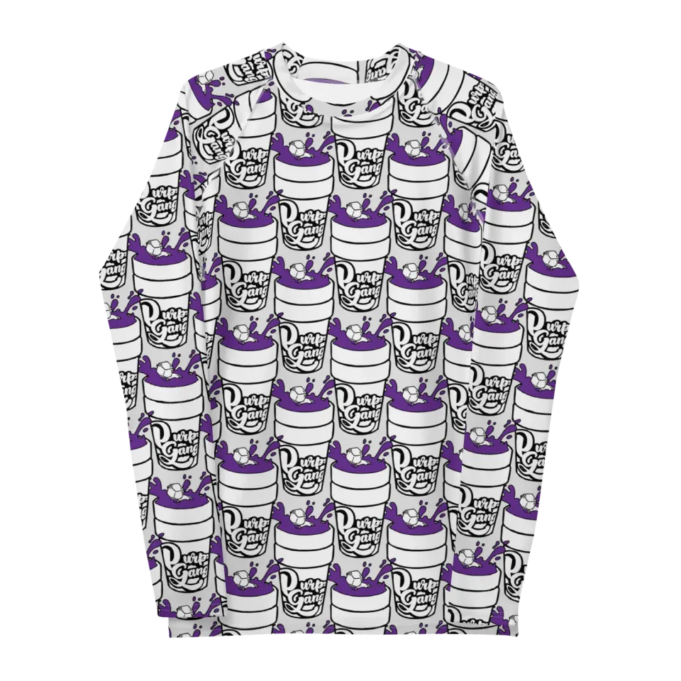 Razel Purp Gang Double Cup rashguard lange mouw