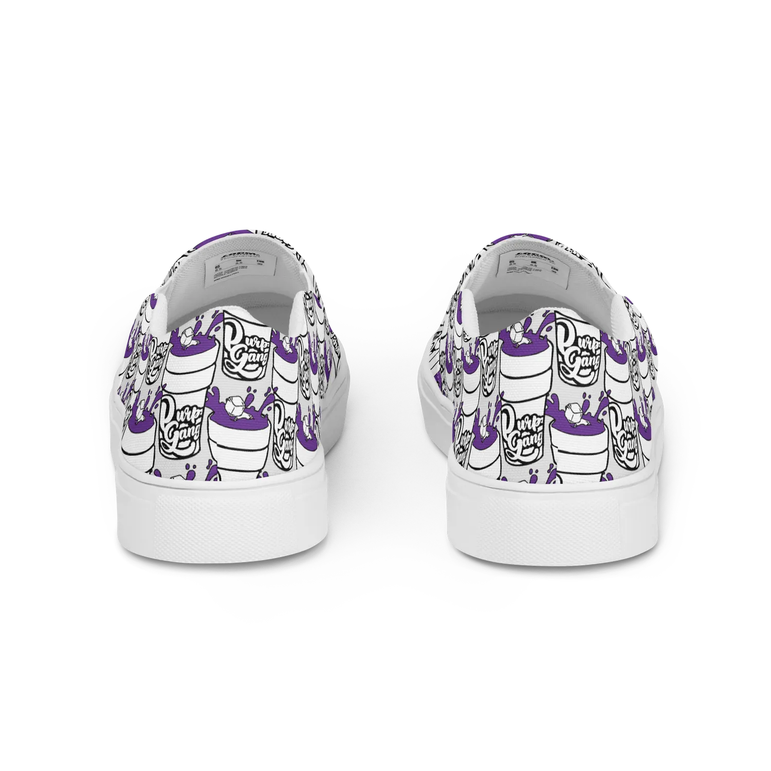 Razel Purp Gang Double Cup slip-ons instapschoenen canvas