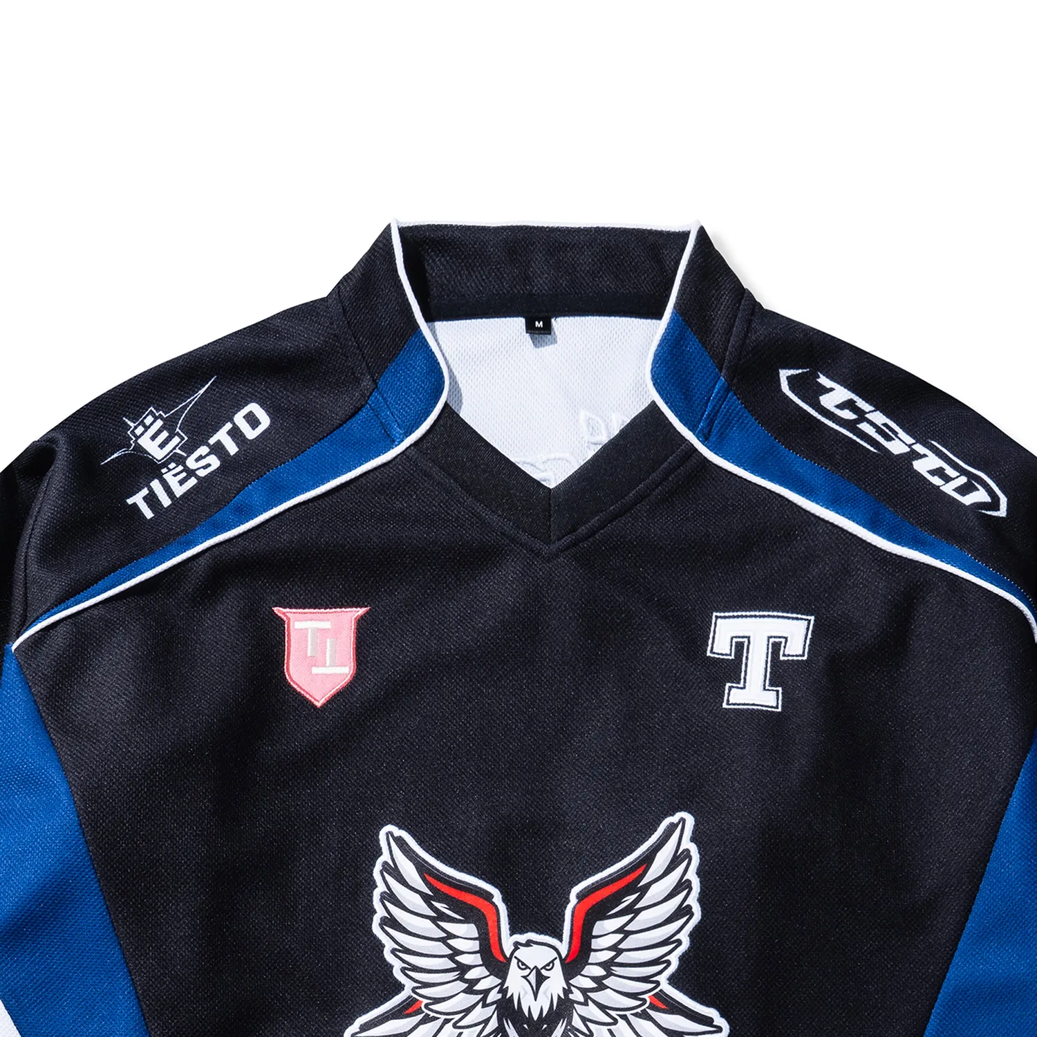 Tiësto Hockey Jersey Zwart-Wit-Navy Oversized