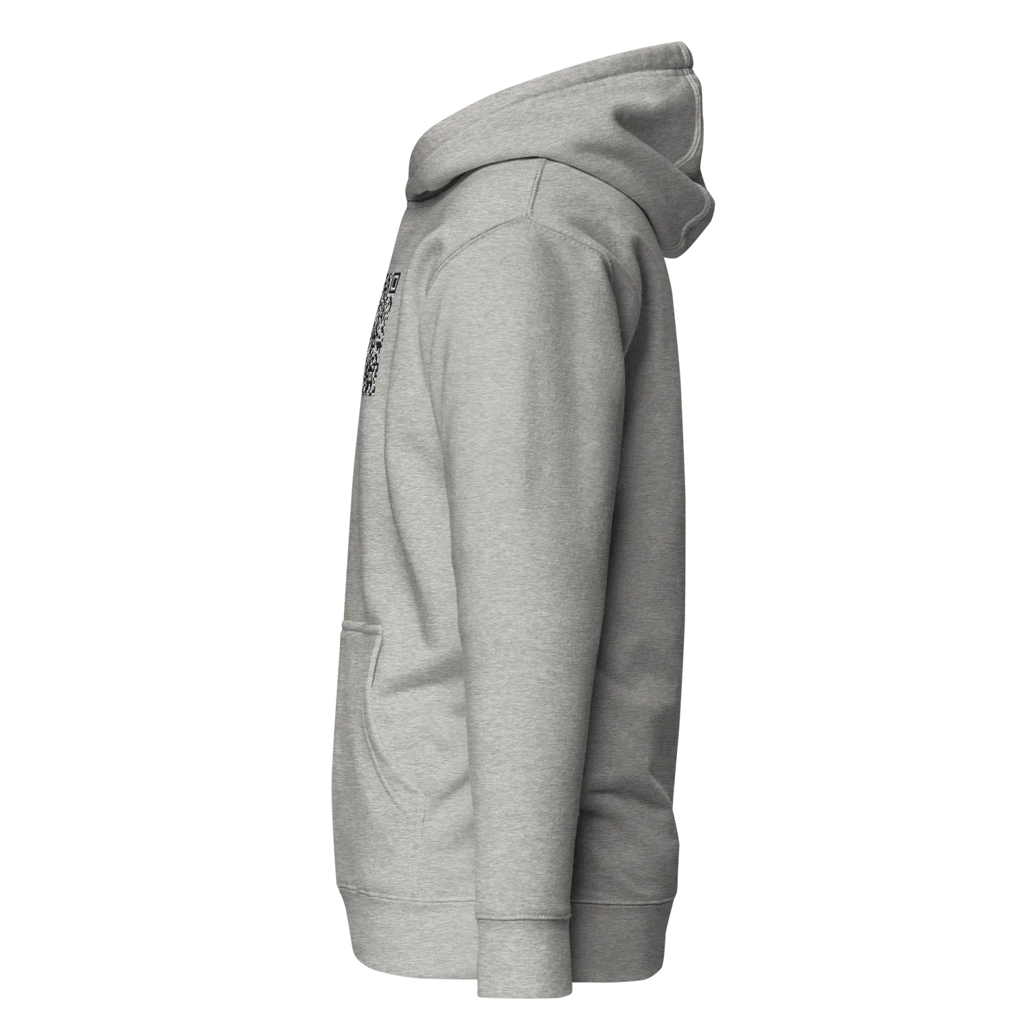 Razel Face QR Code hoodie zwart geborduurd maat M