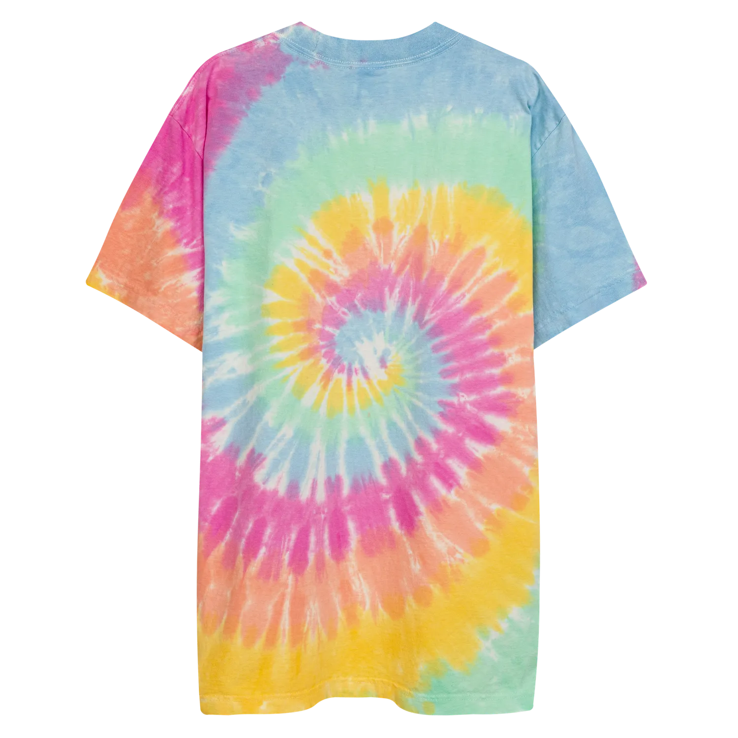 Razel Purp Gang Rock Star Oversized Tie-Dye T-shirt katoen