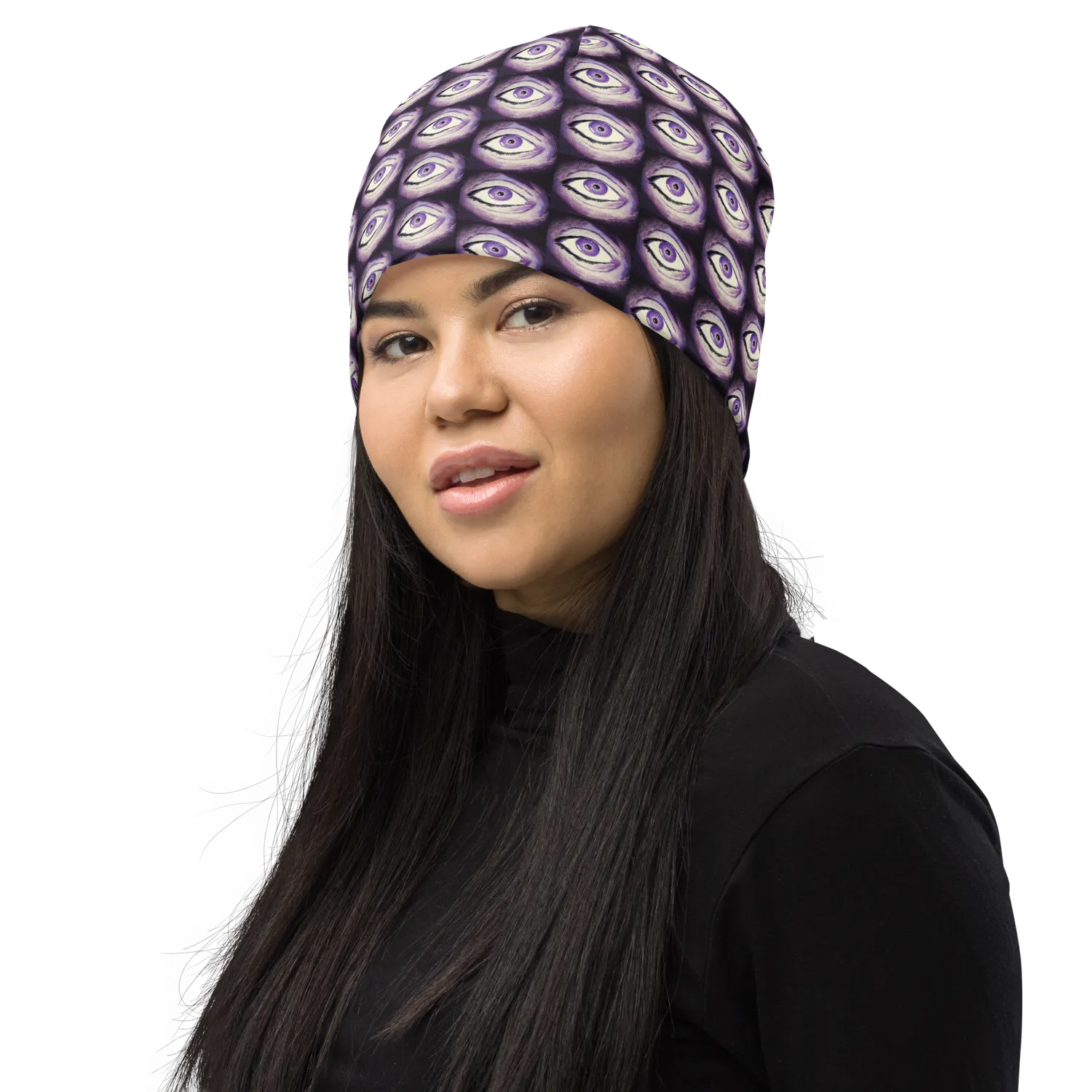 Razel Thousand Eyes Motif beanie dubbellaags