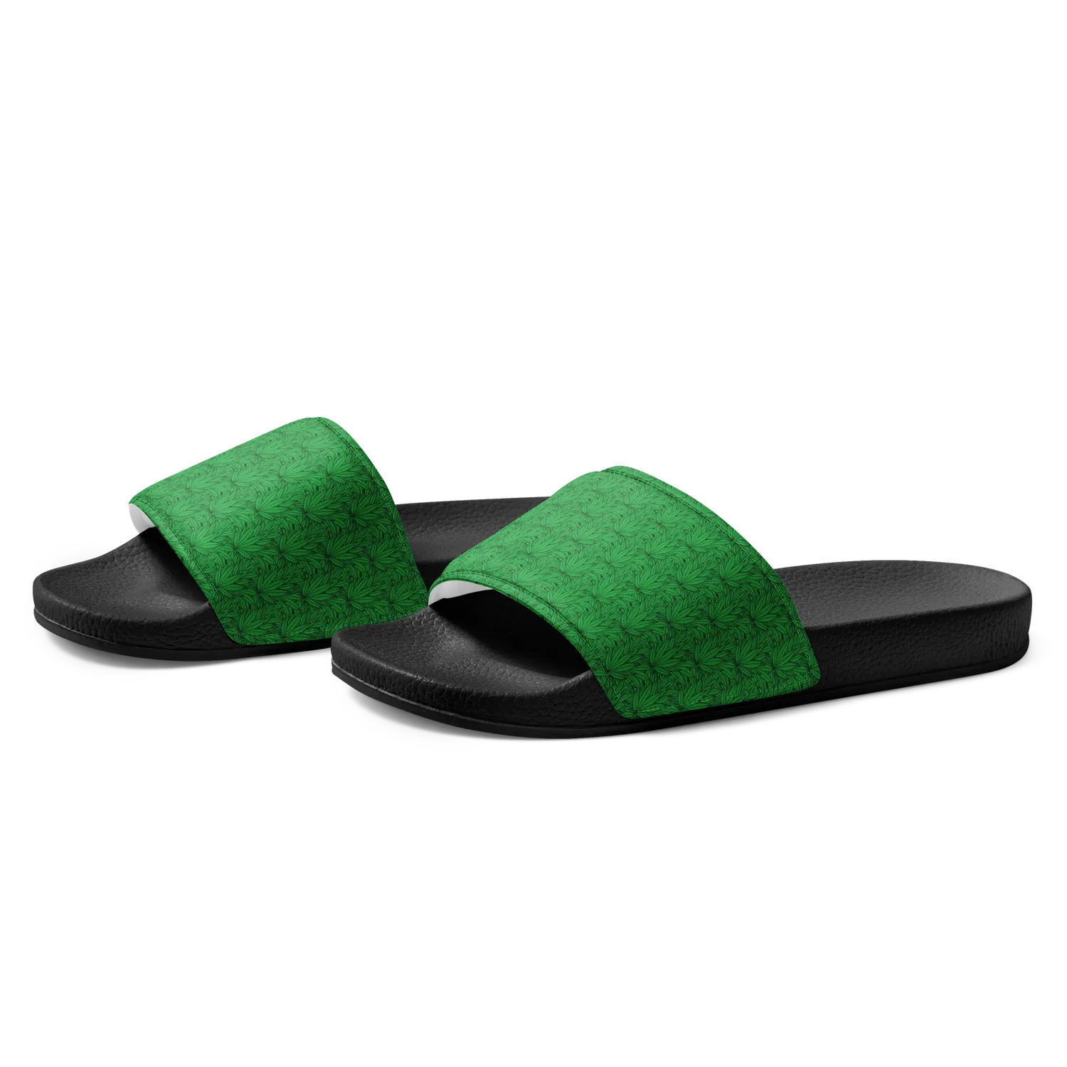 Razel Marijuana Tree Star slippers zwart