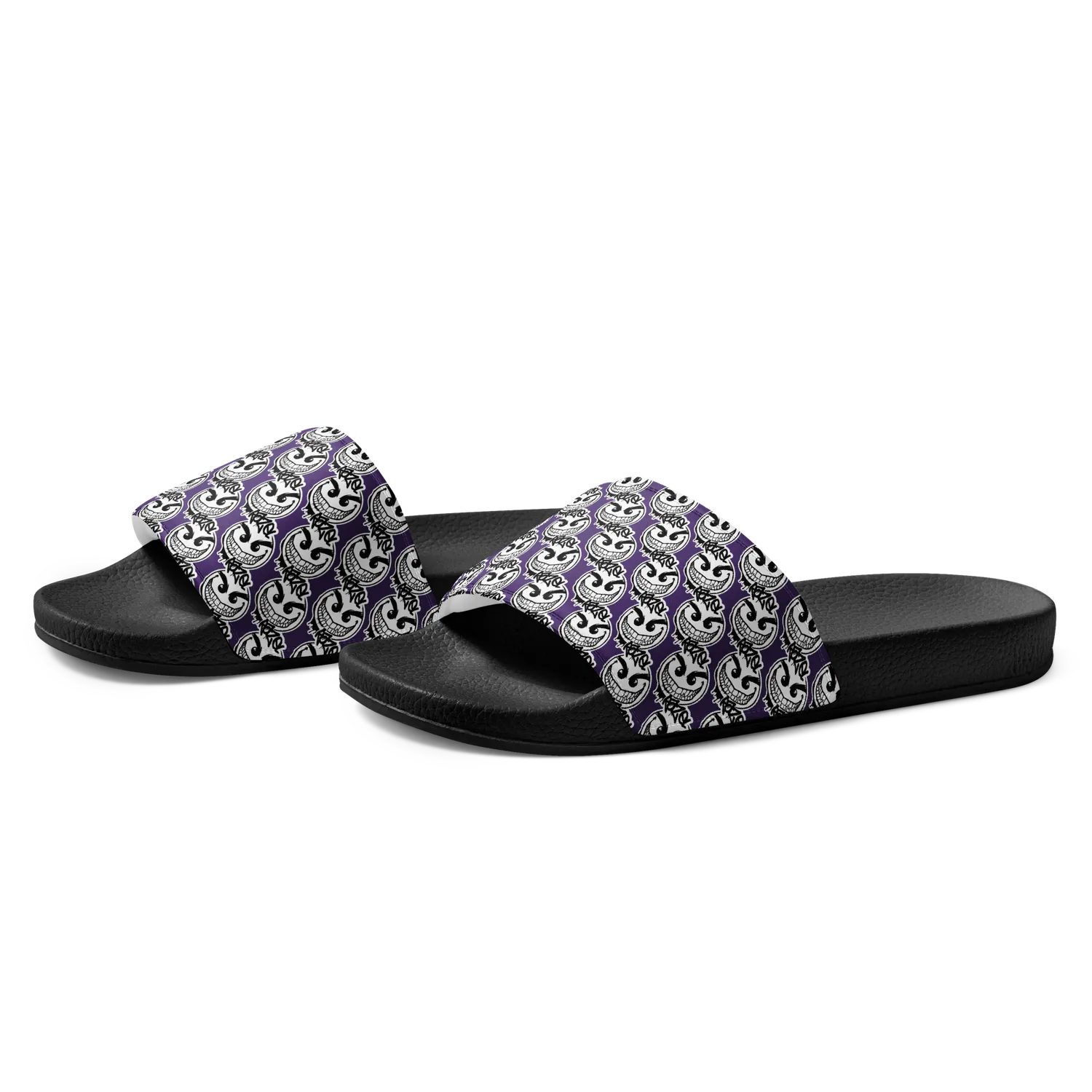 Razel Gang Drip Face slippers zwart