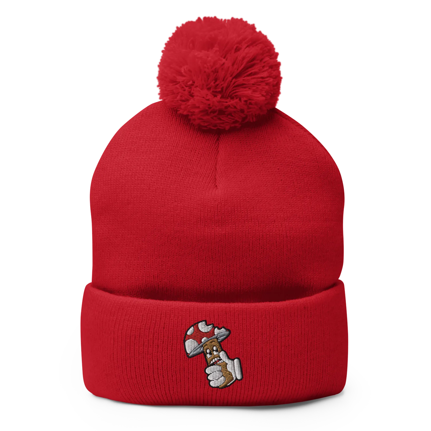 Razel Boom Bite Pom-Pom Muts Zwart Acryl