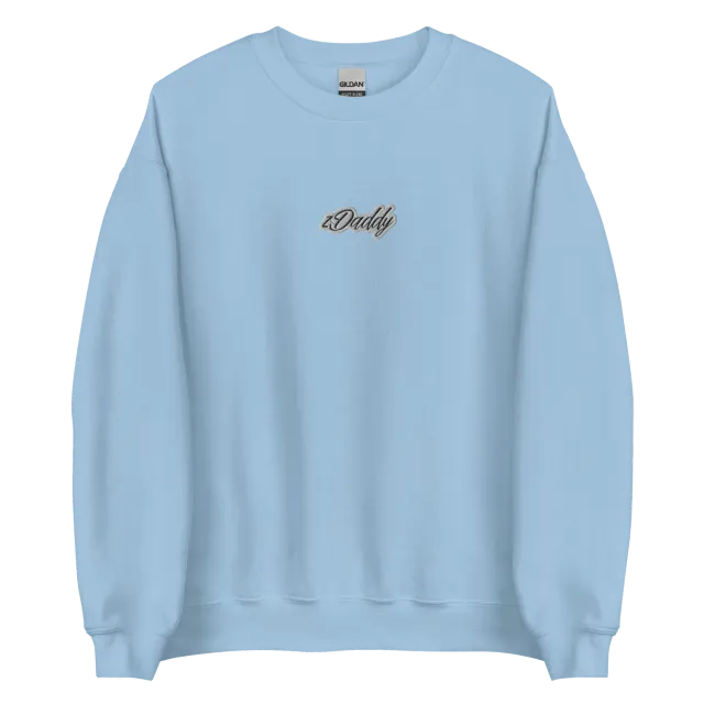 Razel zDaddy geborduurde sweater zwart katoen