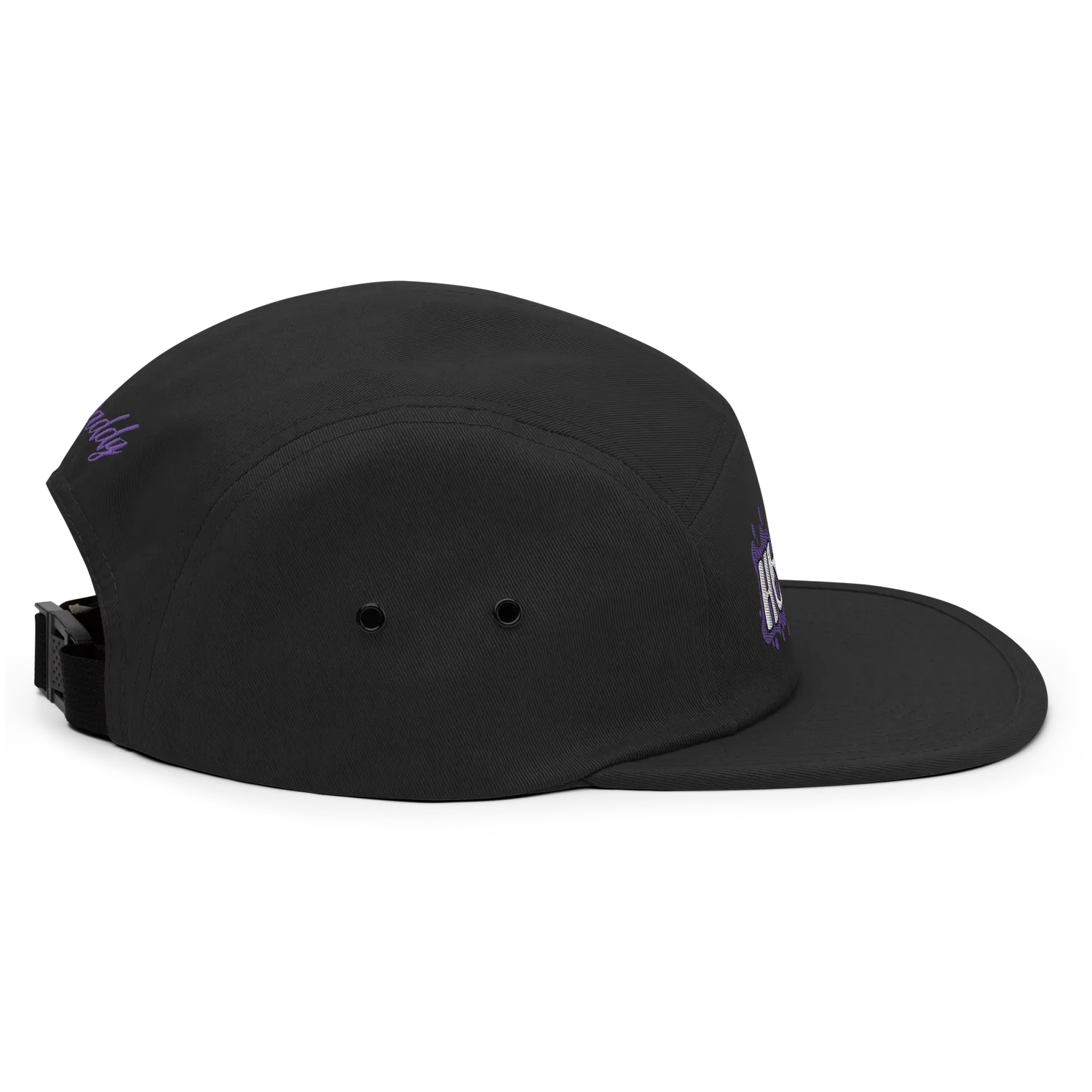 Razel Hoe 5-panel pet katoen zwart