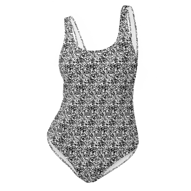 Razel Face QR Code Motif badpak chloorbestendig
