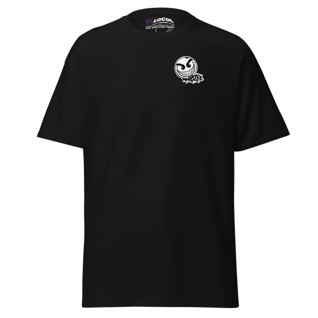 Razel Gang Drip Face t-shirt zwart katoen