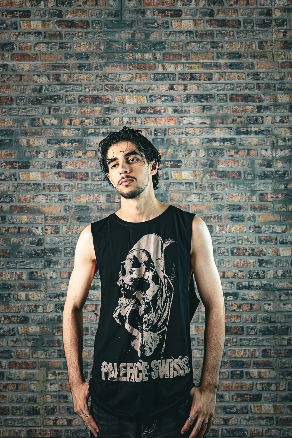 Paleface Swiss Dead Thoughts tanktop zwart