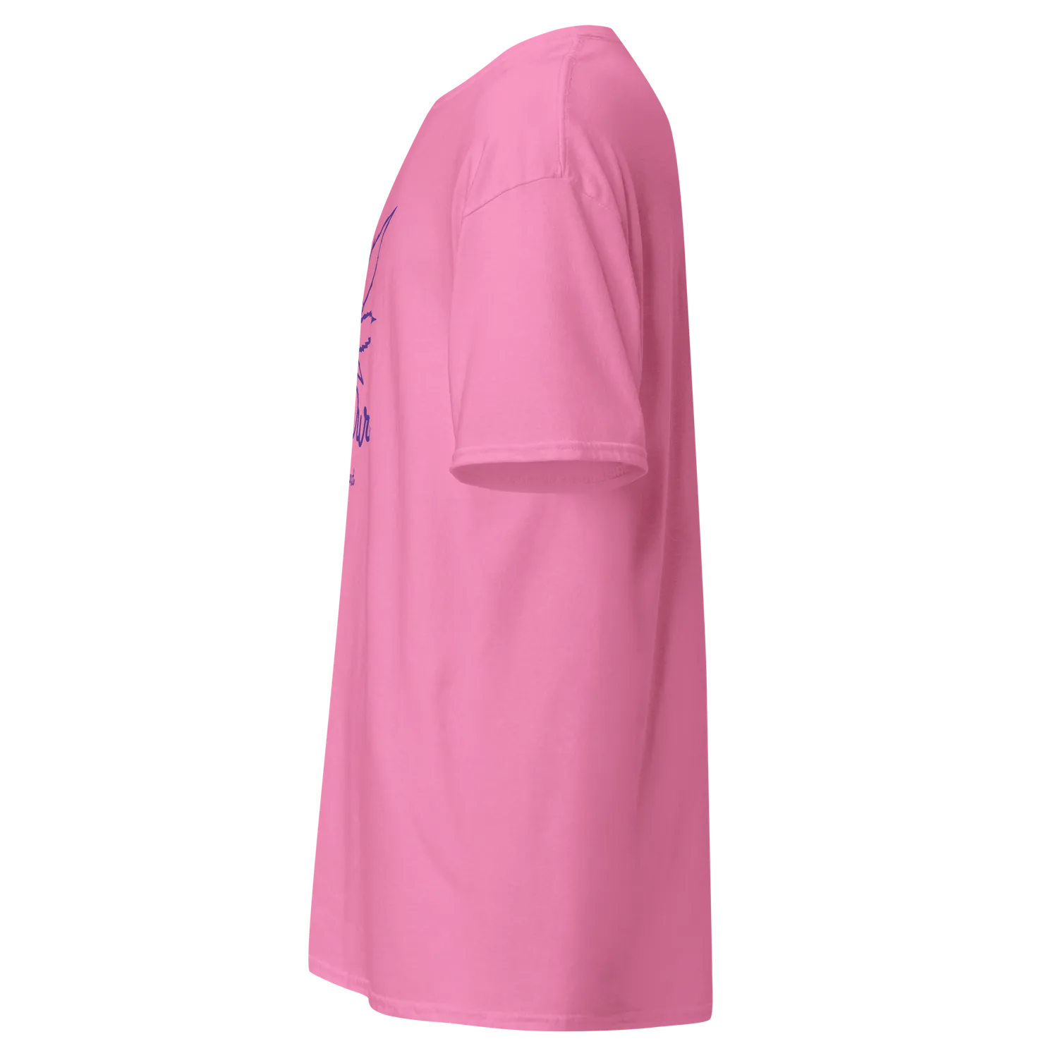 Razel Puff Purp Tee Centered Chest T-shirt katoen
