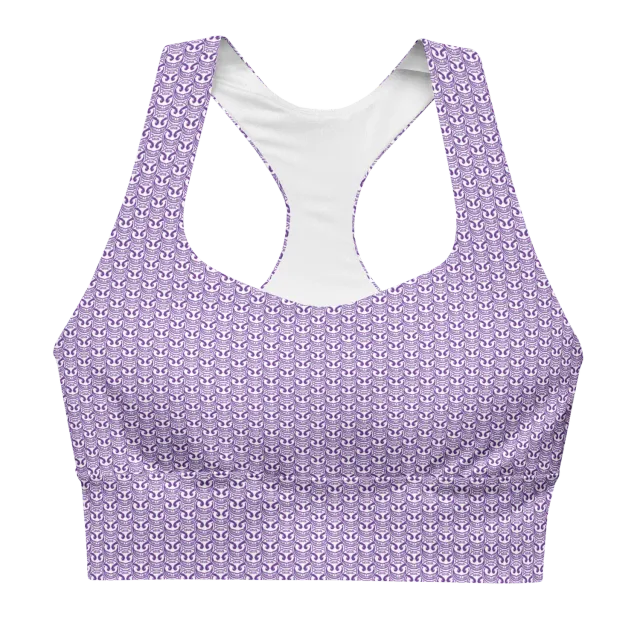 Razel Face crop top sport compressiestof padded