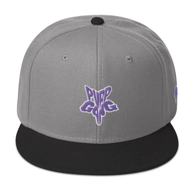 Razel Purp Gang Rock Star Snapback pet zwart