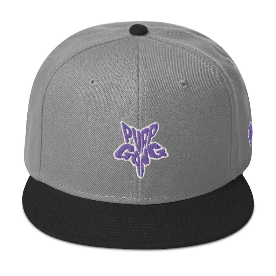 Razel Purp Gang Rock Star Snapback pet zwart