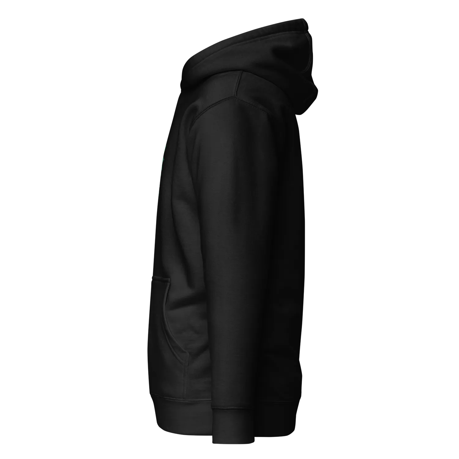 Razel Marijuana Tree Star hoodie zwart geborduurd