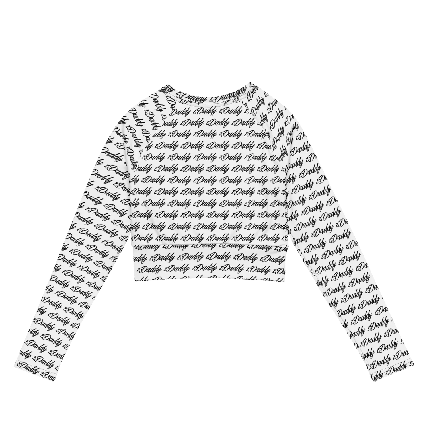Razel zDaddy Motif crop top lange mouw UPF50