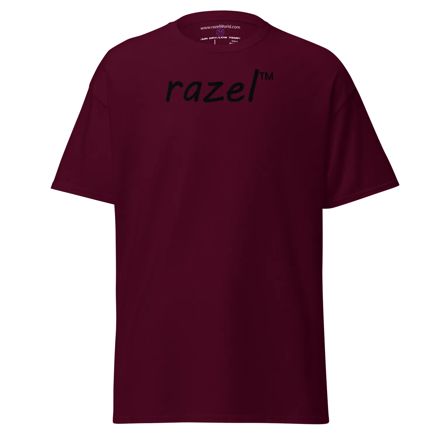 Razel Centered Chest T-shirt Zwart M katoen