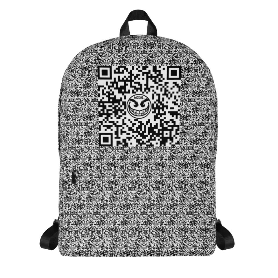 Razel Face QR Code rugzak 15 inch laptop