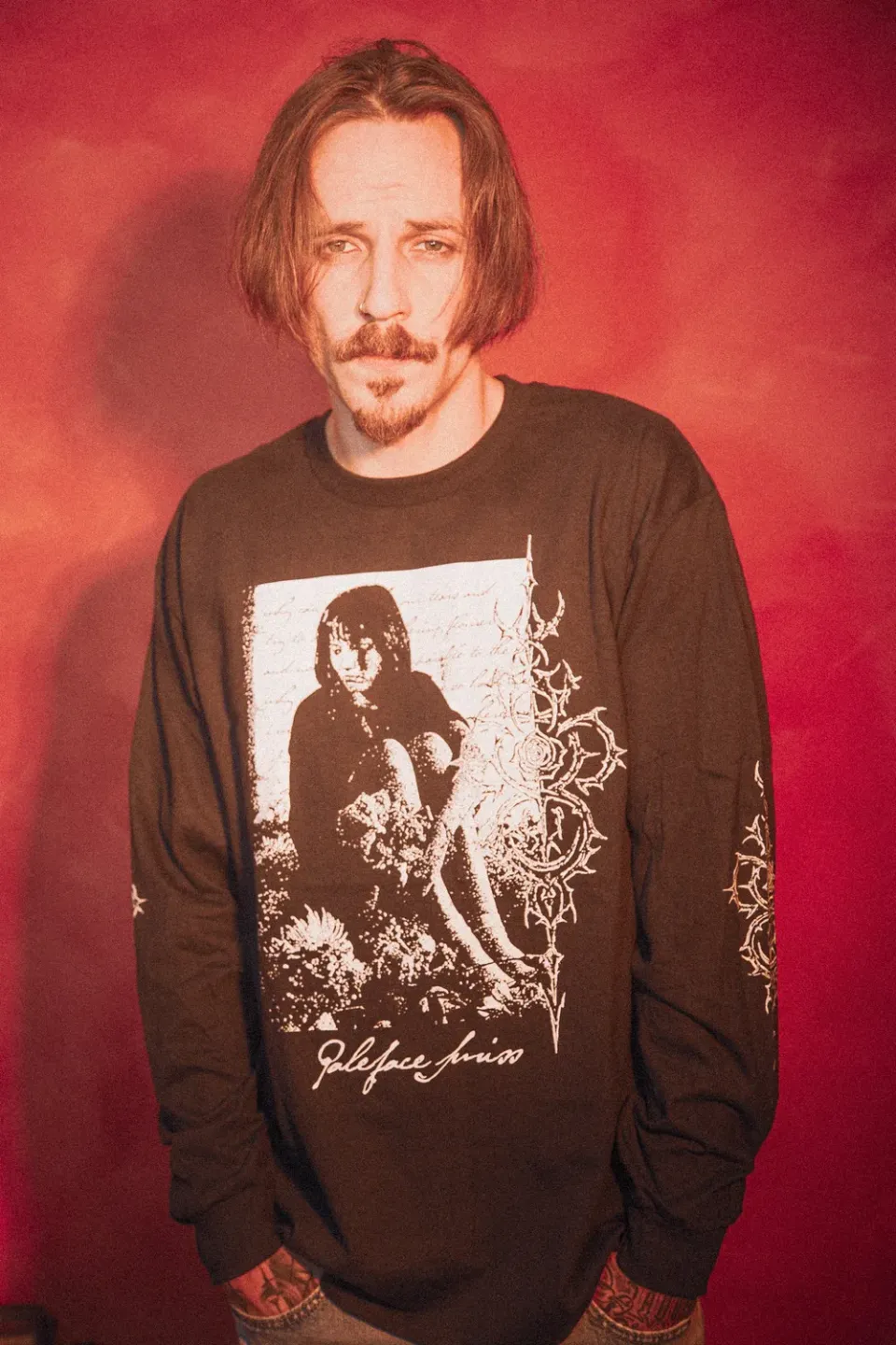 Paleface Swiss The Wilted EP longsleeve zwart katoen