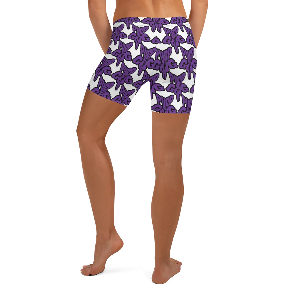 Razel Purp Gang Rock Star Motif Short stretch