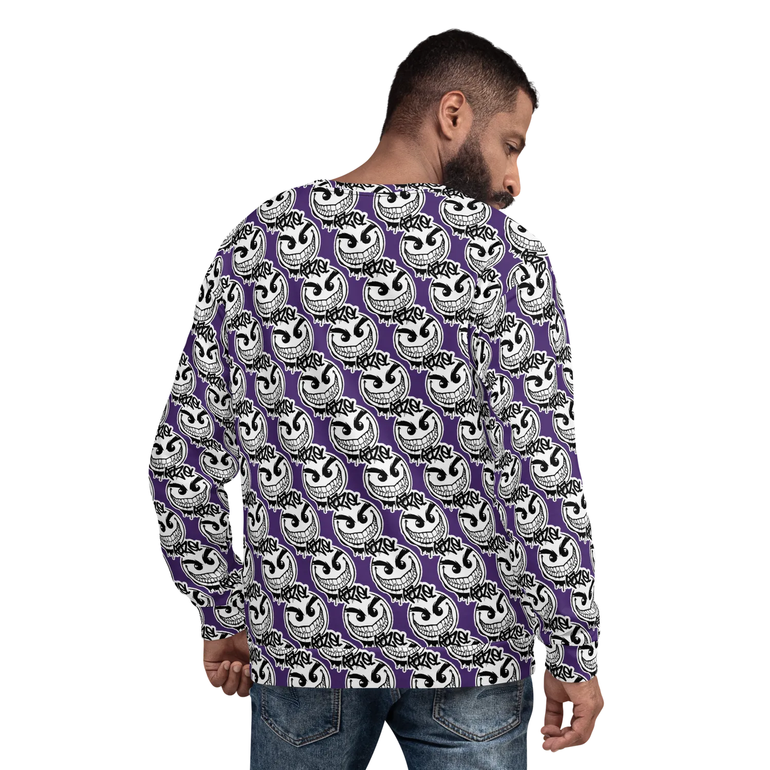 Razel Gang Drip Face crewneck fleece uniseks