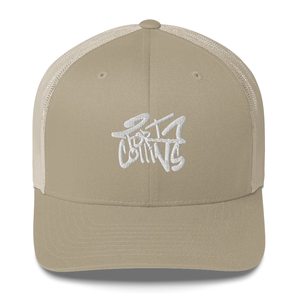 Razel Fort Collins trucker pet wit katoen