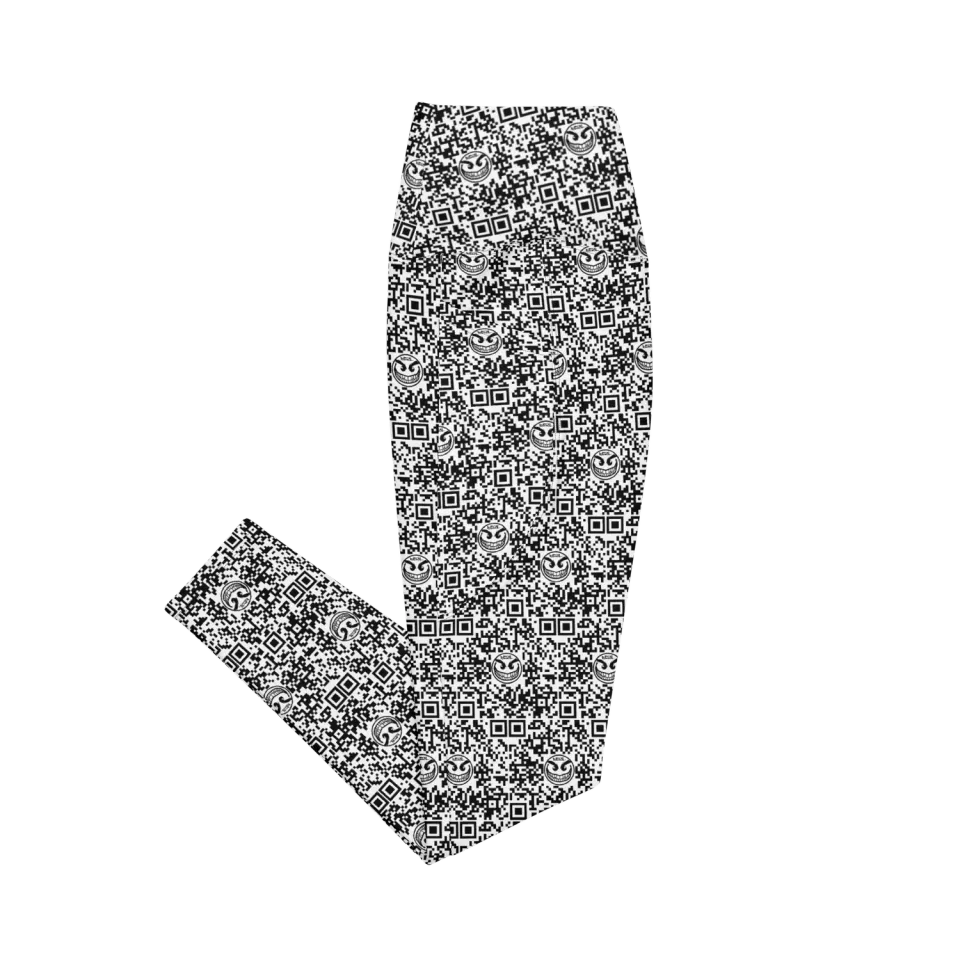 Razel Face QR Code Motif legging met zakken