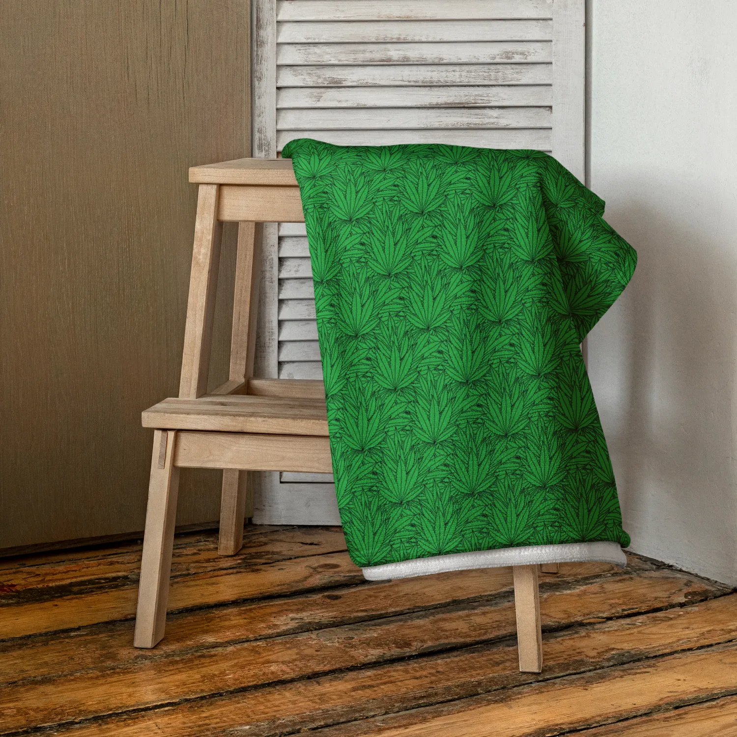 Razel Marijuana Tree Star Motif handdoek met sterprint
