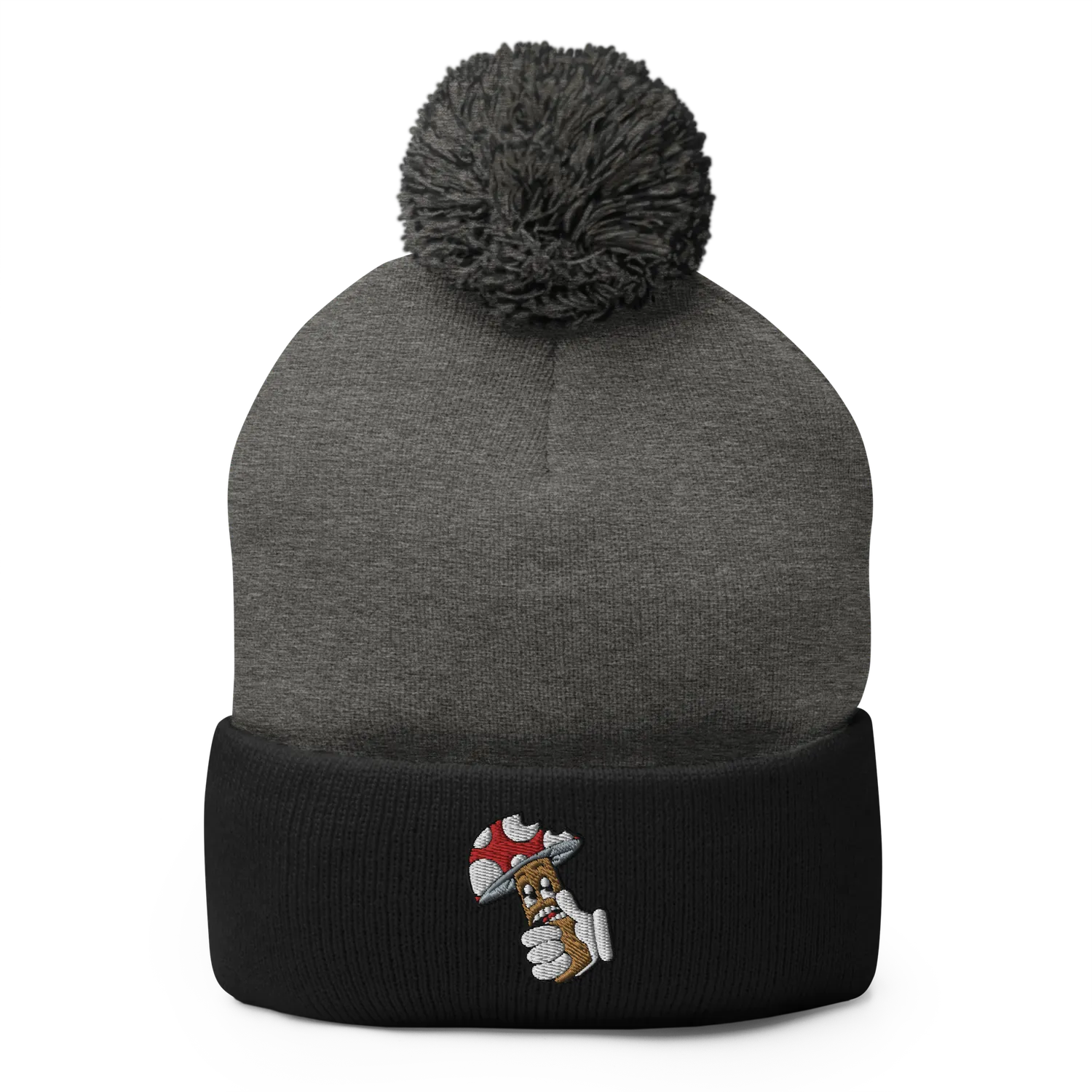 Razel Boom Bite Pom-Pom Muts Zwart Acryl