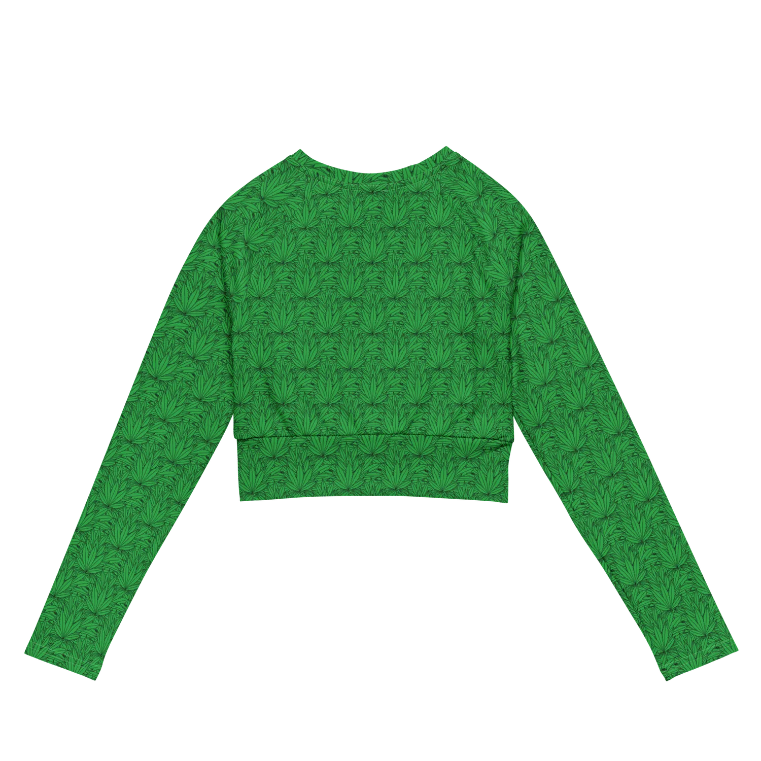 Razel Marijuana Tree Star crop top longsleeve UPF50