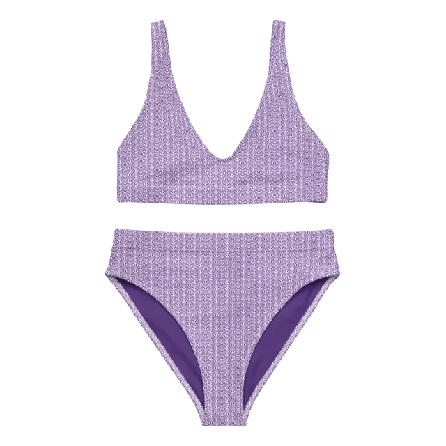 Razel Face Motif bikini set gerecycled polyester