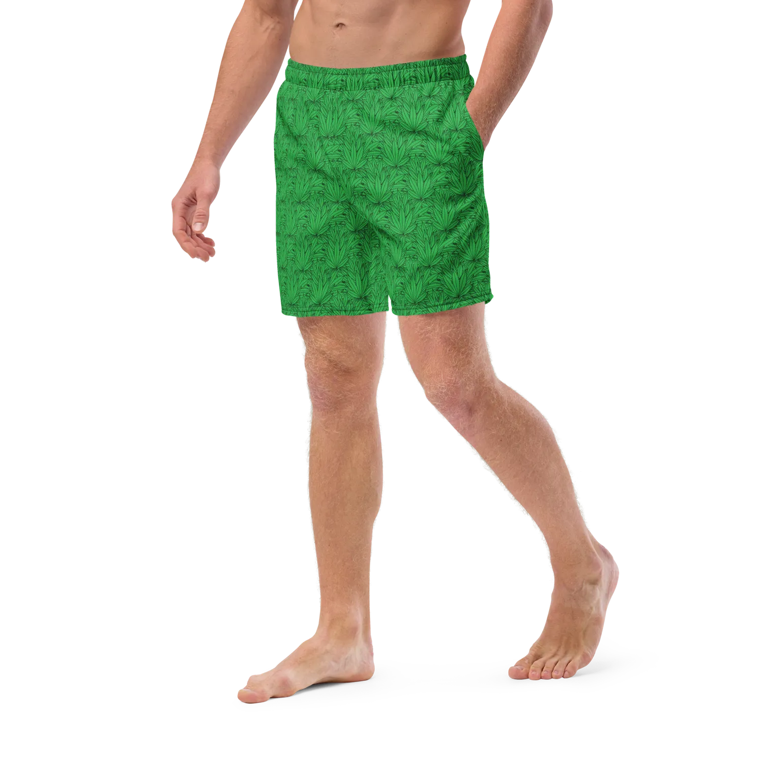 Razel Marijuana Tree Star zwemshort UPF50