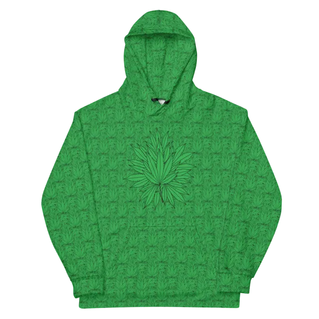 Razel Marijuana Tree Star Hoodie M Fleece