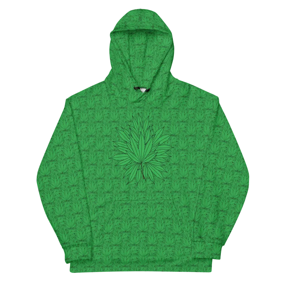 Razel Marijuana Tree Star Hoodie M Fleece