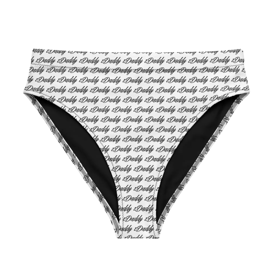 Razel zDaddy Motif High-Waisted bikinibroekje gerecycled