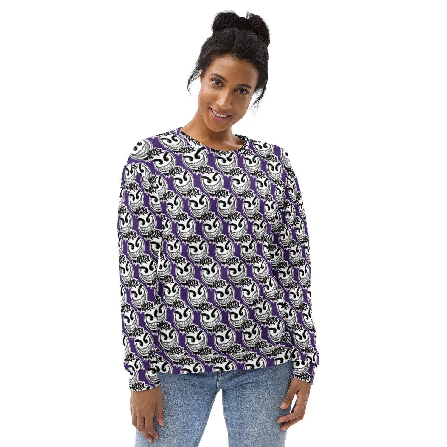 Razel Gang Drip Face crewneck fleece uniseks