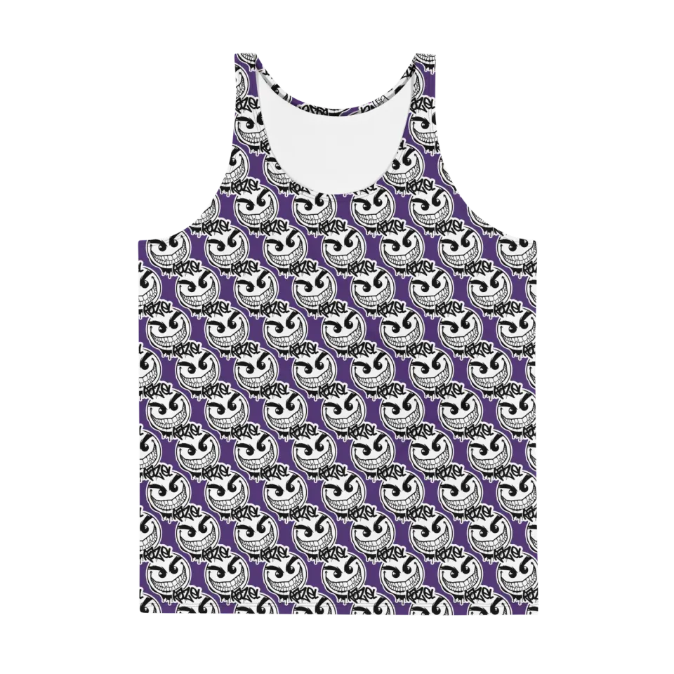 Razel Gang Drip Face Tank Top heren Drip Face Motif stretch
