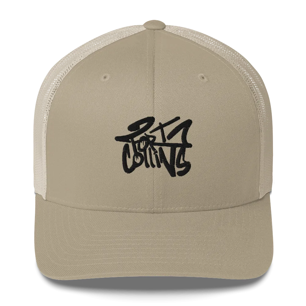 Razel Fort Collins trucker pet zwart mesh