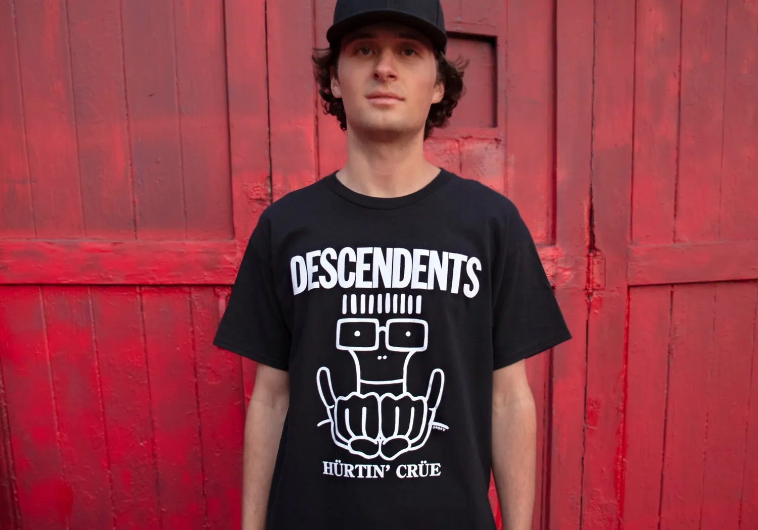 Descendents Hurtin Crue t-shirt zwart katoen