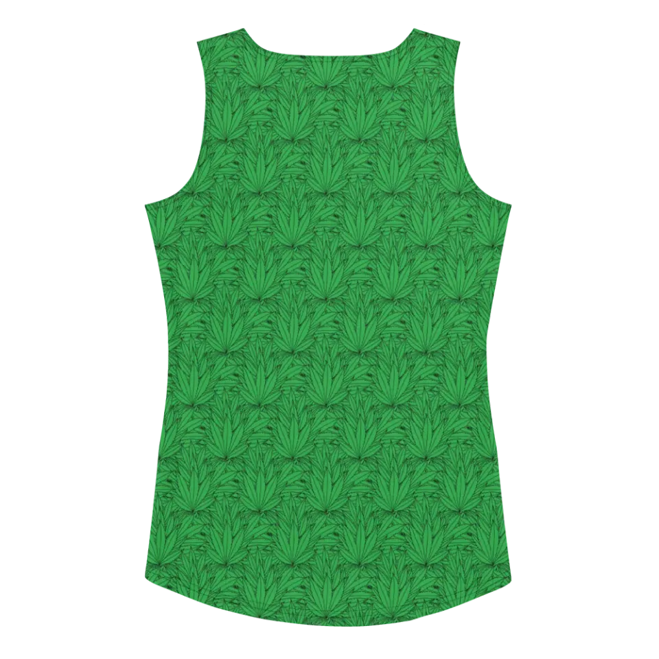 Razel Marijuana Tree Star tanktop dames stretch