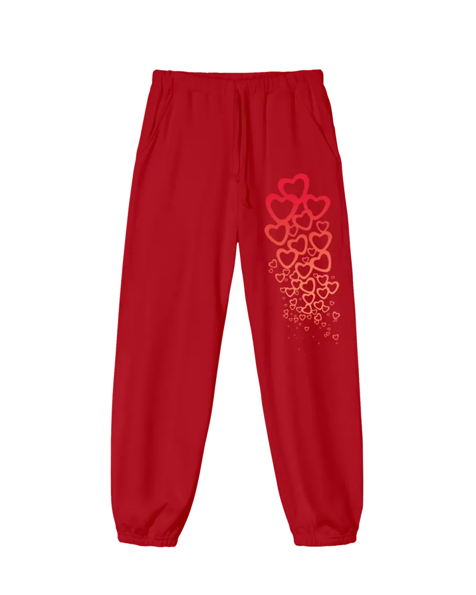 Tribe Called Quest Bonita joggingbroek rood gradient