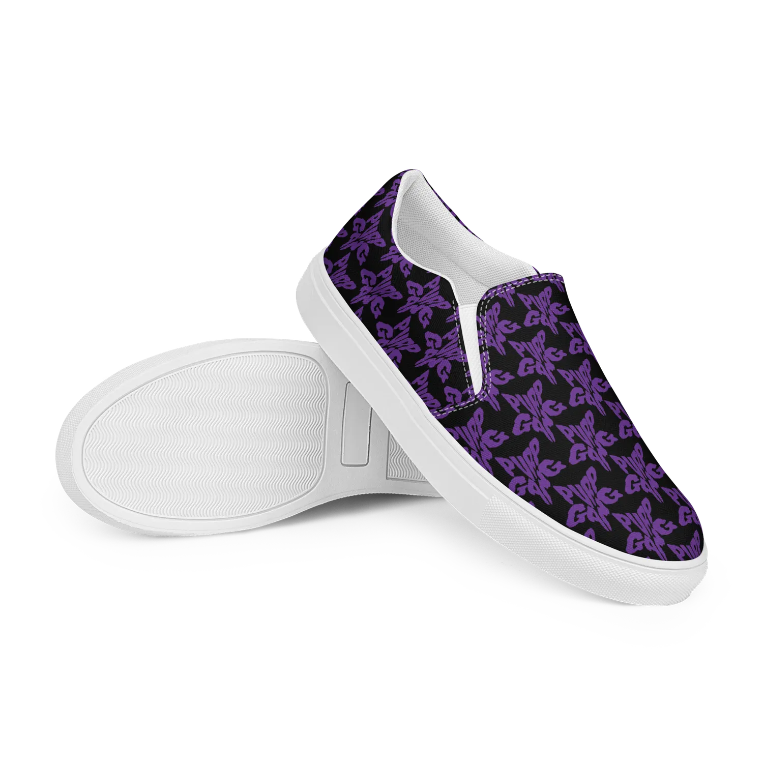 Razel Purp Gang Rock Star Slip-Ons Canvas Schoenen