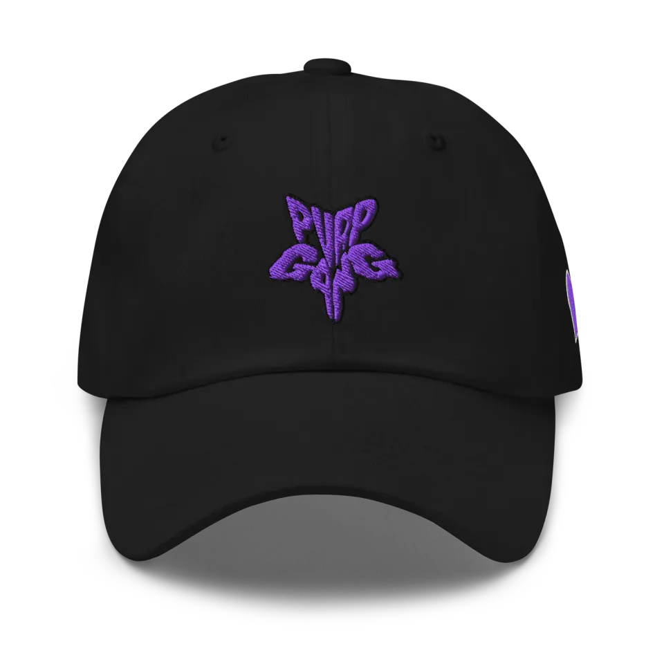 Razel Purp Gang Rock Star dad hat katoen