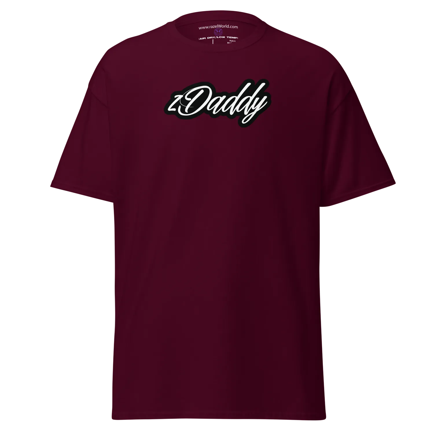 Razel Inverted zDaddy T-shirt Zwart Katoen S-5XL