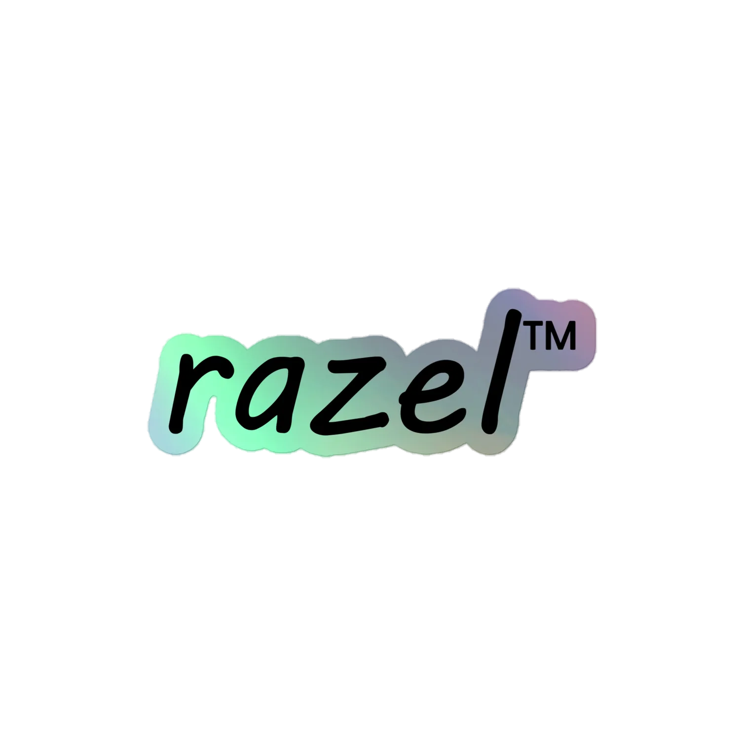 Razel holographic sticker vinyl 10x10